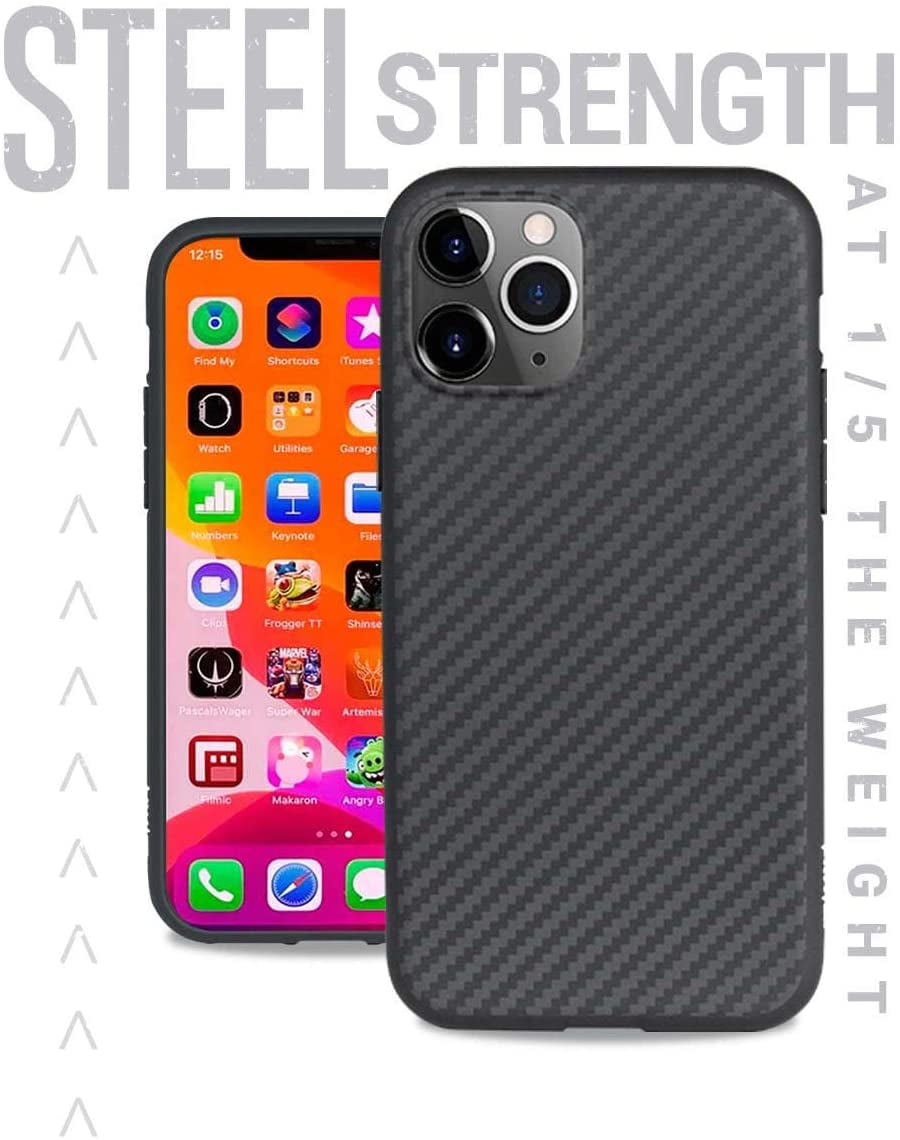 Evutec Case Compatible with iPhone 11 Karbon Unique Hard Smooth Heavy