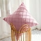 thumbnail image 4 of 16.53 X 16.53 Pulgada Funda de Cojín para Sofá con Inserción de Almohada, Funda de Almohada de Seda de Piel de Símil Diamante + Núcleo de Almohada, Rosa, 4 of 7