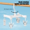 thumbnail image 4 of shyuyusa Multi-clip Trouser Hanger, Non-slip Adjustable Design, Wardrobe Space Saving Storage Rack for Pants, Skirts and Daily Garments, 4 of 6