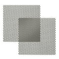 thumbnail image 1 of Uxcell 4"L x 4"W Hojas de Metal Perforadas, 2Pcs 20Ga 3x6mm Malla de Agujeros Hexagonales de Aluminio Expandido para Ventilación, Filtración, Protector de Ventilación de Secadora, Pantalla, Negra, 1 of 7