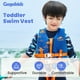 thumbnail image 2 of Chaleco de natación Gogokids, chaqueta flotante para niños pequeños de 2 a 8 años, 2 of 5
