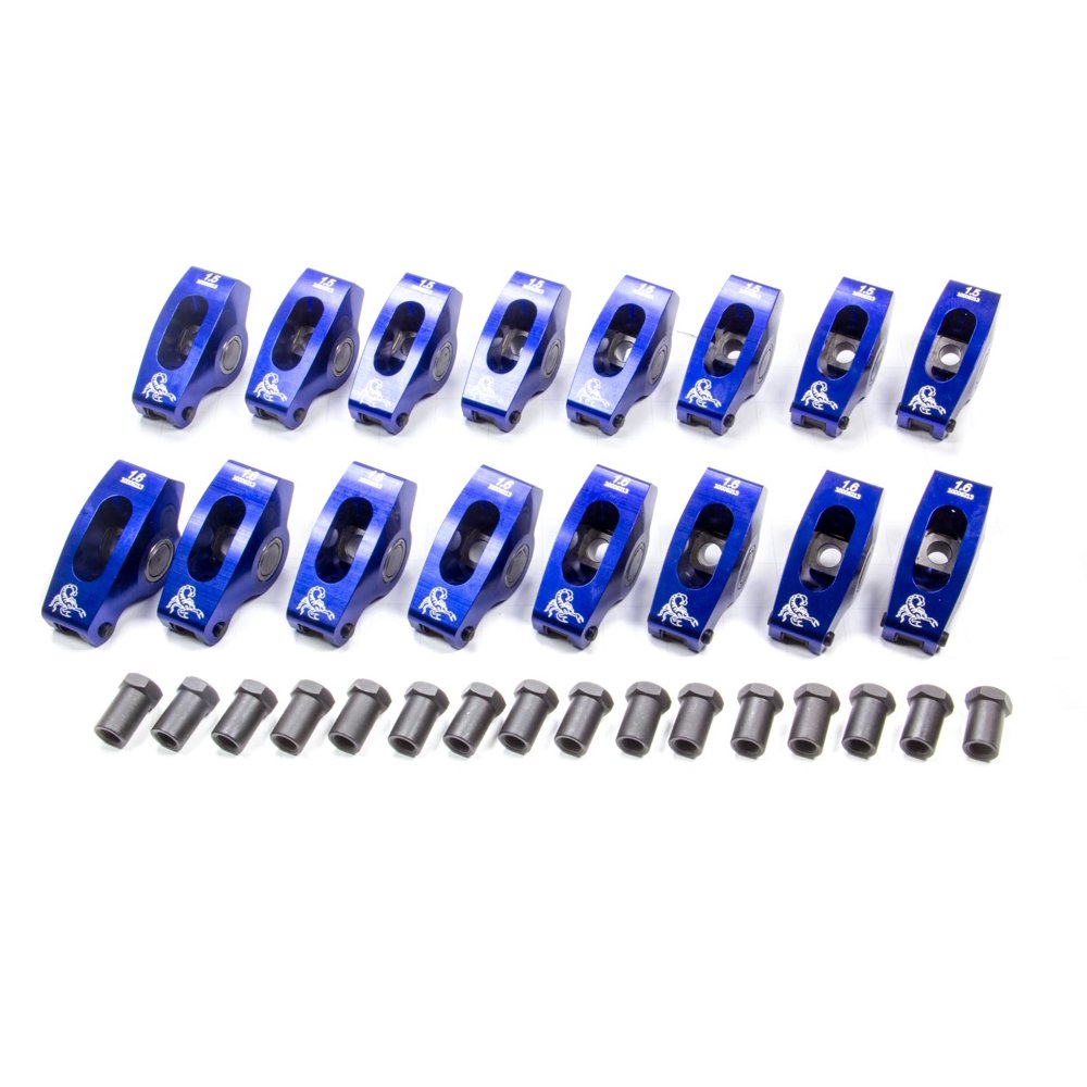 Scorpion Racing Products SBC Roller Rocker Arms 1.5/1.6 Ratio 3/8 Stud