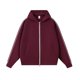 thumbnail image 1 of Autumn/Winter Color Block Striped Design Zipper Hoodie Jacket Men's Preppy Style Loose-fitting Casual Sweatshirt Women's, 1 of 4