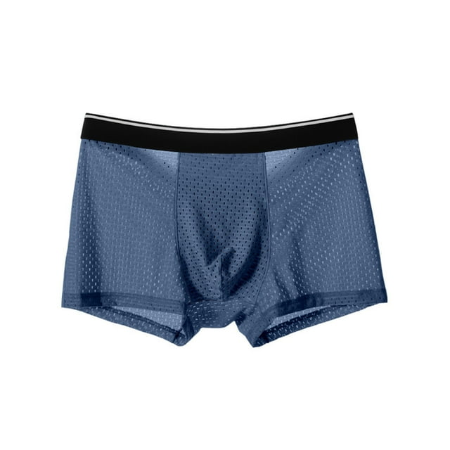 Funicet Mens Boxers Underwear,Mens Boxer Underwear,Mens Cotton Boxers Solid Color Open
