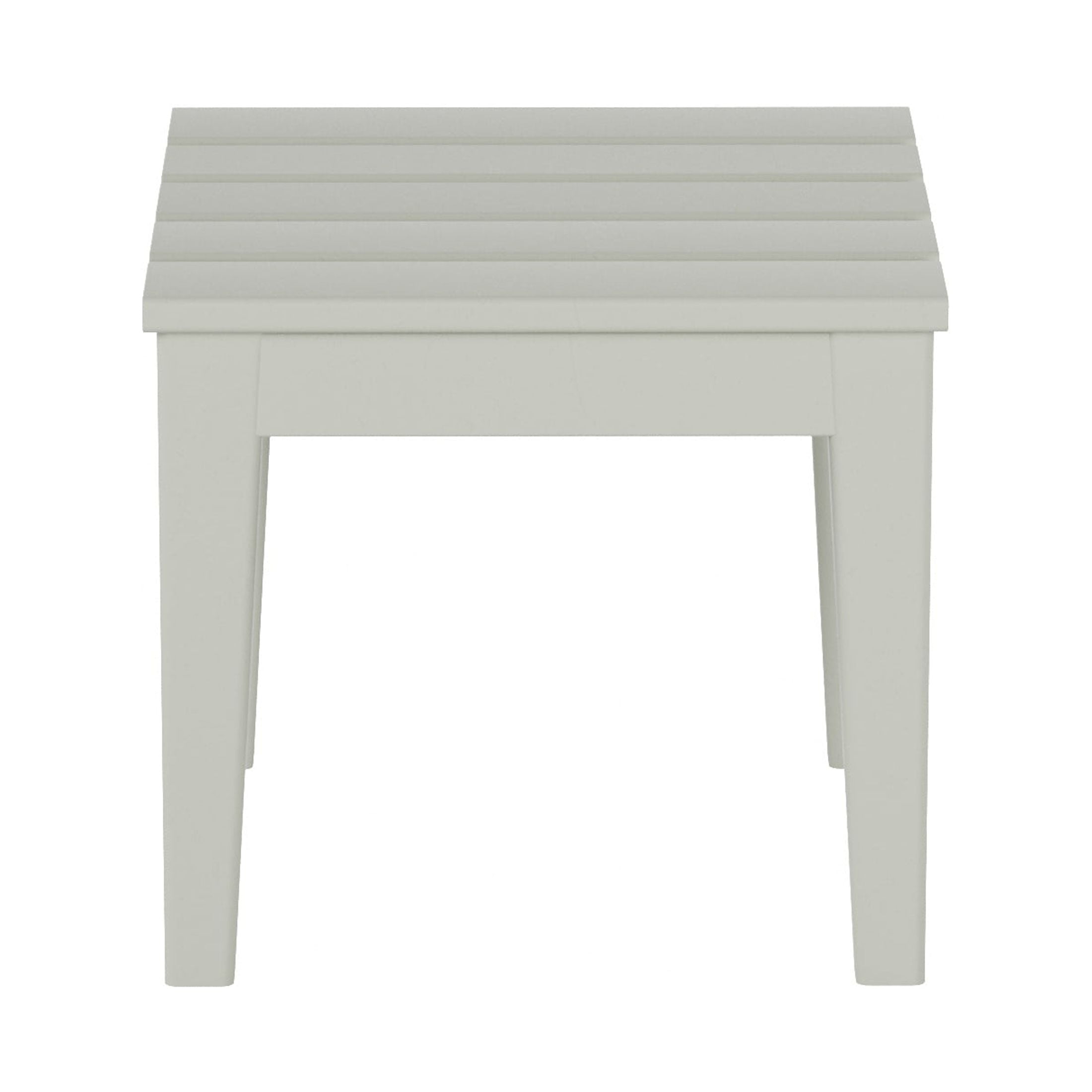 WestinTrends Ashore Oversized Outdoor Side Table, 18 Inch All Weather Poly Lumber Adirondack Patio Side Table Square End Table, Sand