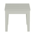 thumbnail image 5 of WestinTrends Ashore Oversized Outdoor Side Table, 18 Inch All Weather Poly Lumber Adirondack Patio Side Table Square End Table, Sand, 5 of 6