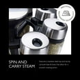 thumbnail image 2 of Cole & Mason Mason 16 Jar Spice Rack Carousel, Stainless Steel Kitchen Organizer, 2 of 6