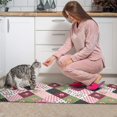 thumbnail image 3 of Pioneer Flower Floral Print Pattern Kitchen Rugs Sets Of 2, Anti Fatigue Non Slip Washable Floor Mats for Kitchen Sink Laundry, 17X30 Inch + 17X47 Inch, 3 of 6