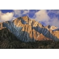 thumbnail image 2 of Flaherty, Dennis 14x11 Black Ornate Wood Framed with Double Matting Museum Art Print Titled - CA, Sunrise on Mt Whitney view from Alabama Hills, 2 of 4