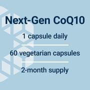 Life Extension AmpliQ CoQ10™, heart health, kidney and liver health, ubiquinone 50 mg, advanced formula, gluten free, non-GMO, vegetarian, 60 capsules