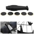 thumbnail image 4 of Kit de reparación de pinchazos en neumáticos de bicicleta, juego de palancas para neumáticos, herramienta de raspado de palancas (negro), 4 of 14