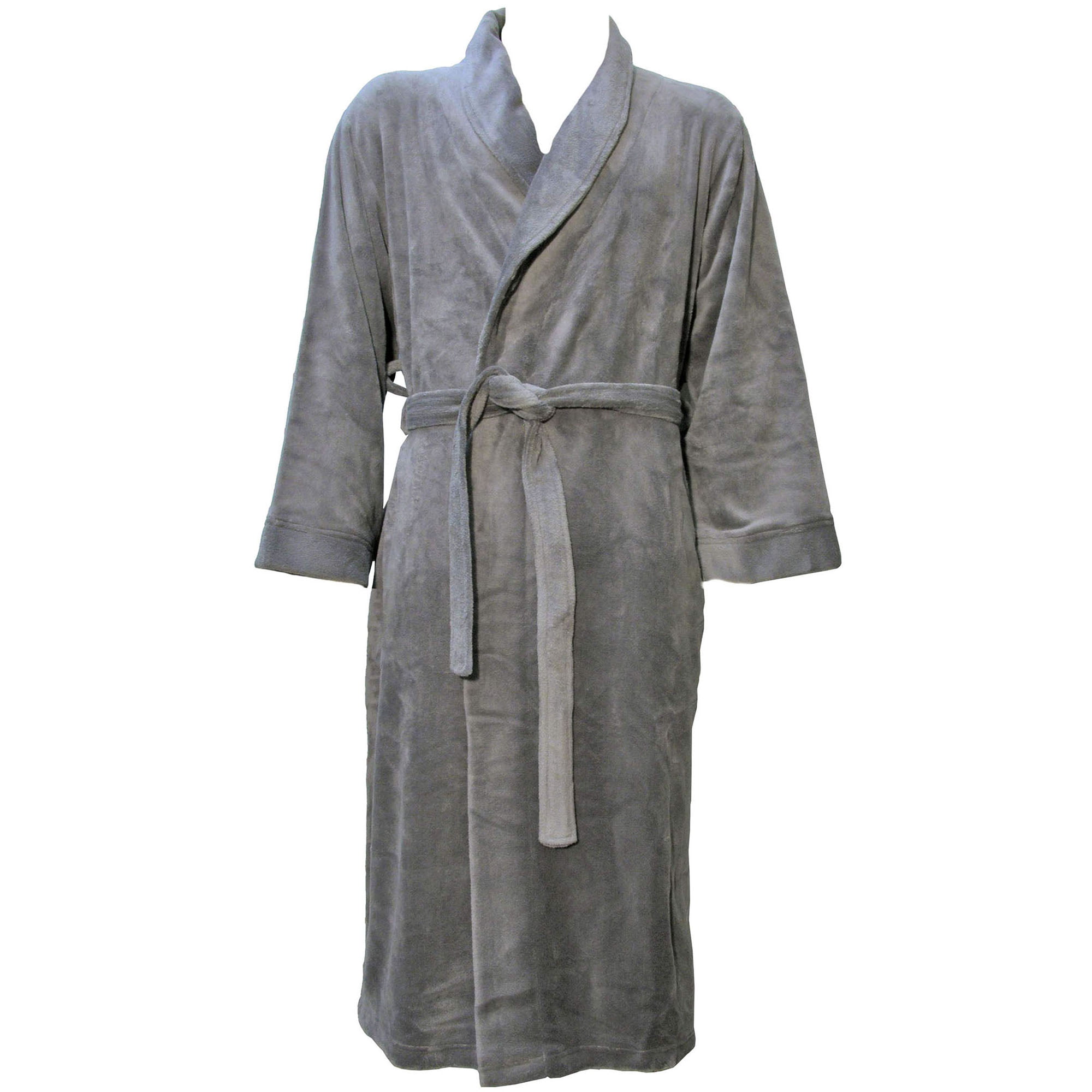 Cromoncent Mens Thin Short Sleeve Concise Bath Robe Sleepwear Cotton Spa Cardigan Robes