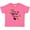 Hot Pink, variant on Inktastic I Love My NICU Nurses with Baby Footprints and Flowers Boys or Girls Baby T-Shirt
