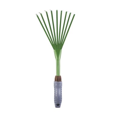Gardenia 2.0 Heavy Duty Iron Weeding Rake - 5/6/7/8 Teeth Options, Carbon Steel, For Dethatching & Soil Work
