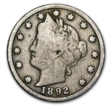 1892 Liberty Head V Nickel VG