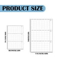 thumbnail image 3 of Ayprnig Wall Calendar Dry Erase, Undated Three Month Wall Calendar, Blank Monthly Planner for Home Office Organization, Includes Double-Sided Sticky Dots and 2 Marker Pens, Reusable 24*36 Inch, 3 of 8
