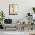 thumbnail image 3 of Stupell Industries Boho Leaf Sprig Botanical & Floral Painting Gray Floater Framed Canvas Art Print Wall Art, 25 x 31, 3 of 10