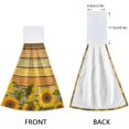 thumbnail image 4 of SKYSONIC Hanging Kitchen Towel 12" x 17", Sunflower Board -e Towel Set 2 Pieces of Dry Towels for Kitchen, Bathroom, Laundry Room Table, 4 of 7