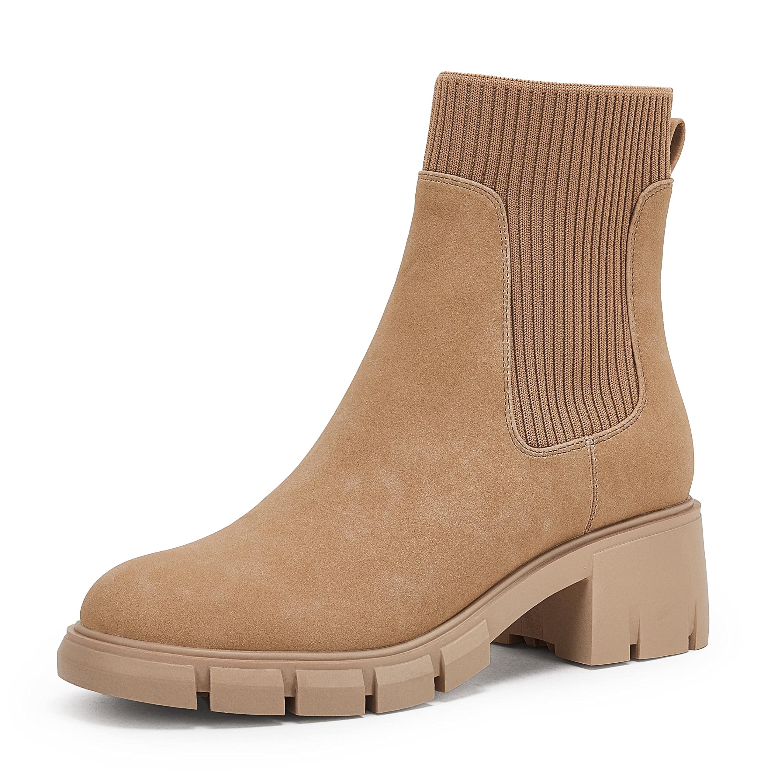 Saodimallsu Women Lug Sole Platform 