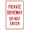Warning Sign 3, variant on Private Drive No Parking Warning Sign - 8"x12", Driveway Security Metal Decor for Business, Home, Outdoor/Indoor, Road, Yard, Garage, Street