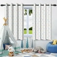thumbnail image 5 of AOFOTO Polka Dot Sheer Curtains Round Point Bedroom Curtain Drapes for Living Room 42''W x 96''L, 5 of 5