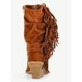 thumbnail image 4 of Madden NYC Women's Faux Suede Fringe Boots, 4 of 6
