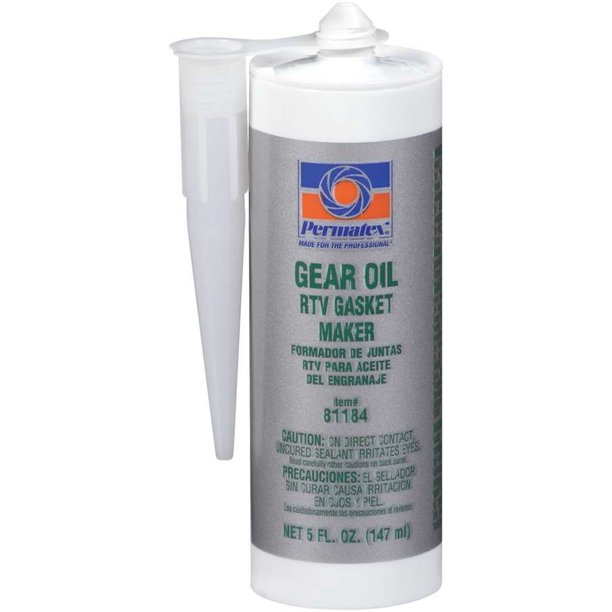 Permatex Gear Oil RTV Silicone Sealant 5.00 oz Cartridge P/N 81184