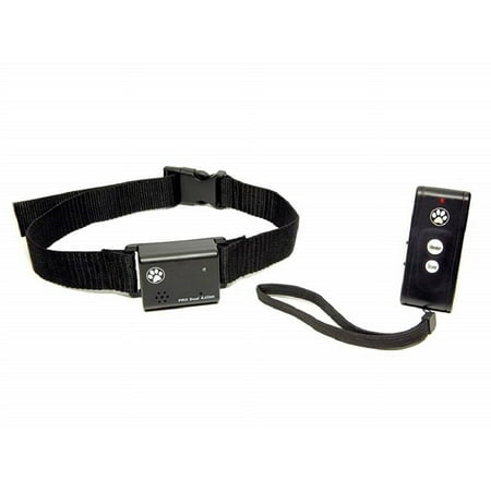 Pet Tags Remote Dog Trainer with Vibration and Sound Black