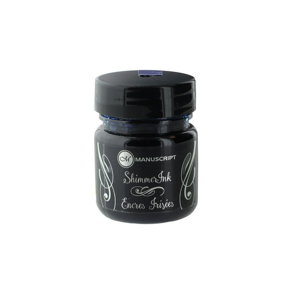Manuscript Shimmer Ink - Cosmic Blue, 25ml