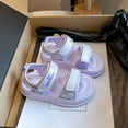 thumbnail image 2 of Dakaela 9M-11Y Kids Summer Sandals Baby Comfortable Open Toe Non Slip Walking Beach Shower Water Shoes for Boys Girls Purple, 2 of 7