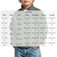 thumbnail image 3 of DJDLJWCJ Big Boys Zip Up Jacket Stand Collar Solid Color Long Sleeve Casual Sweatshirt Waffle Knit Outerwear for Fall Winter Army Green Size 11, 3 of 9