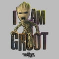 thumbnail image 2 of Men's Marvel Guardians of Galaxy Vol. 2 Groot Growl  Graphic Tee Athletic Heather Small, 2 of 5