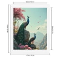 thumbnail image 2 of Paint by Numbers Kit for Adults, Peacocks Blossoms Mountain Scene Paint by Numbers, Easy Paint by Numbers Kit for Adults Beginner, DIY Adult Paint by Number Kits on Canvas, Home Decor, 2 of 7