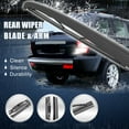 thumbnail image 2 of Black Rear Windshield Wiper Blade Arm Set for Kia Sportage 10-15 13 Inch 330mm, 2 of 8