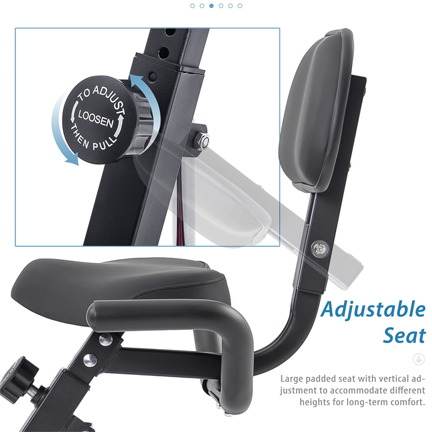 Canddidliike Indoor Cycling Bike Folding, Upright Bike with 10-Level Adjustable Resistance, Recumbent Exercise Bike - Green
