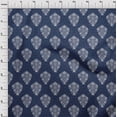 thumbnail image 2 of oneOone Cotton Jersey & Blue Fabric Swirl & Tree Block Fabric For Sewing Printed Craft Fabric By The Yard 58 Inch Wide, 2 of 4