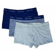 New Calvin Klein Men's Cotton Stretch 3 Pack Low Rise Trunks, Multicolor, L, 8052-6
