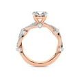 thumbnail image 2 of IGI Certified 3 Carat Marquise Shape Lab Grown Diamond Engagement Ring | 14K Rose Gold | Charlotte Double Twist Side Stone Diamond Ring | FG-VS1-VS2 Quality Friendly Diamonds, 2 of 6