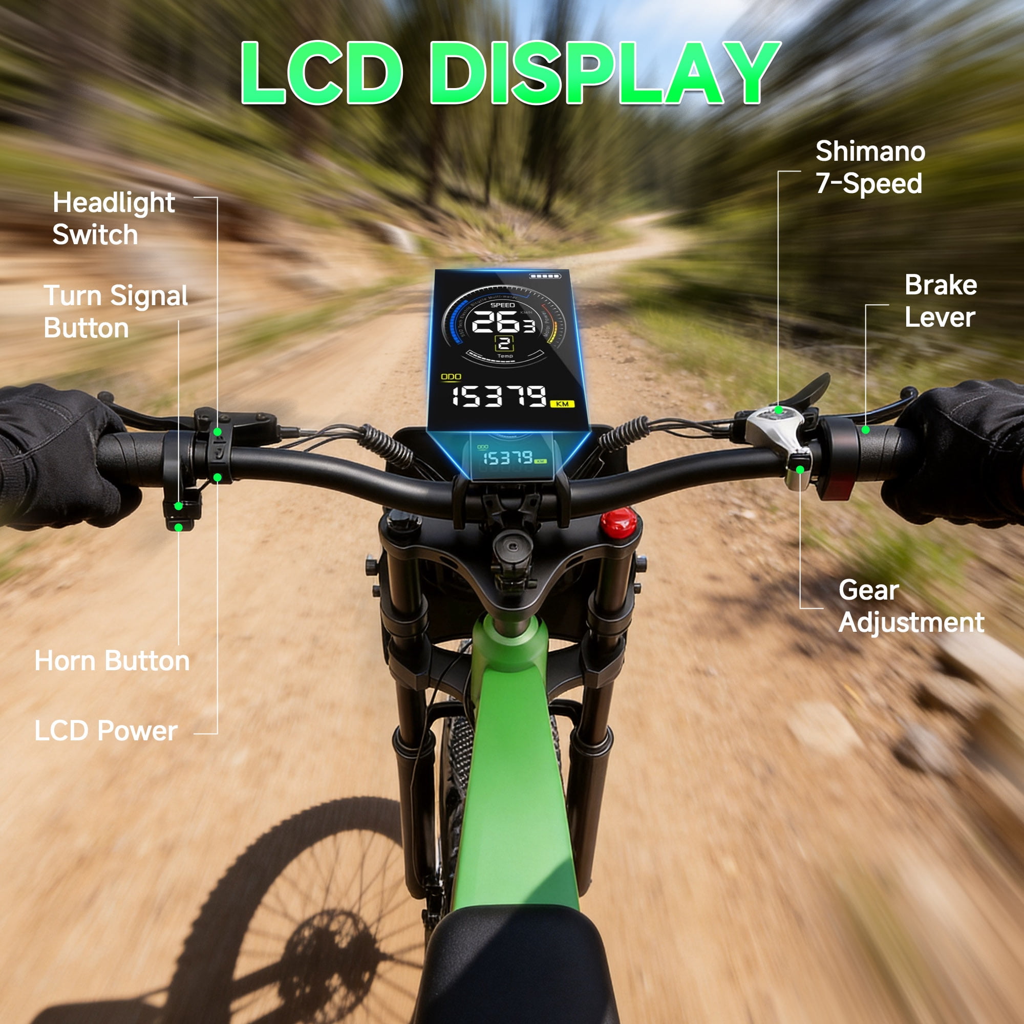 Bluvall 1300Wh Dual Hydraulic Brake Ebike for Adults -2500W Peak 52V Electric Bike 35 MPH,Up to 80 Miles,20" Fat Tire Full Suspension Electric Bicycle for Snow Off-Road Mountain E-Bike