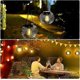 thumbnail image 3 of Solar Lantern, 2 Pack Outdoor Garden Solar Lantern with IP65 Waterproof Hanging Solar Light, Auto Switch Metal Yard Art Garden Light for Patio Lawn Ta, 3 of 5