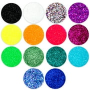 Hello Hobby Multicolor Glitter Packs, 14-Pack