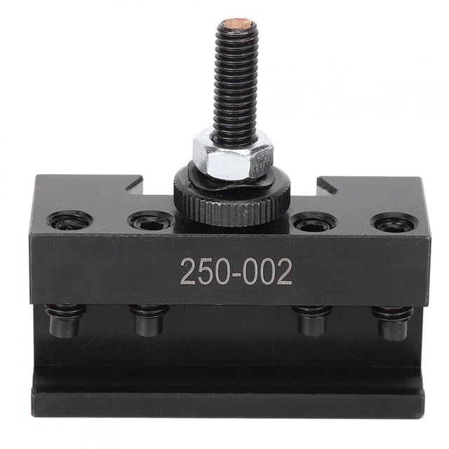 Portaherramientas de cambio rápido para torneado CNC de acero de alto carbono, duradero (250-002)
