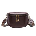 thumbnail image 1 of Bolsa De Hombro Bolsa La correa del pecho de la PU de la moda empaqueta la cremallera de los de Crossbody del cuero de la cera del aceite para el viaje Tmvgtek Para Estrenar, 1 of 9
