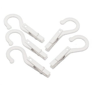 Coideal Boot Hanger Clips Hooks - 8 Pack Laundry Hook Hanging Clothes Pins Portable Stainless Steel Clothing Organizer Pant Holder for Travel,Closet