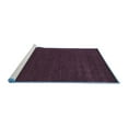 thumbnail image 2 of Ahgly Company Machine Washable Indoor Rectangle Abstract Blue Contemporary Area Rugs, 7' x 10', 2 of 4