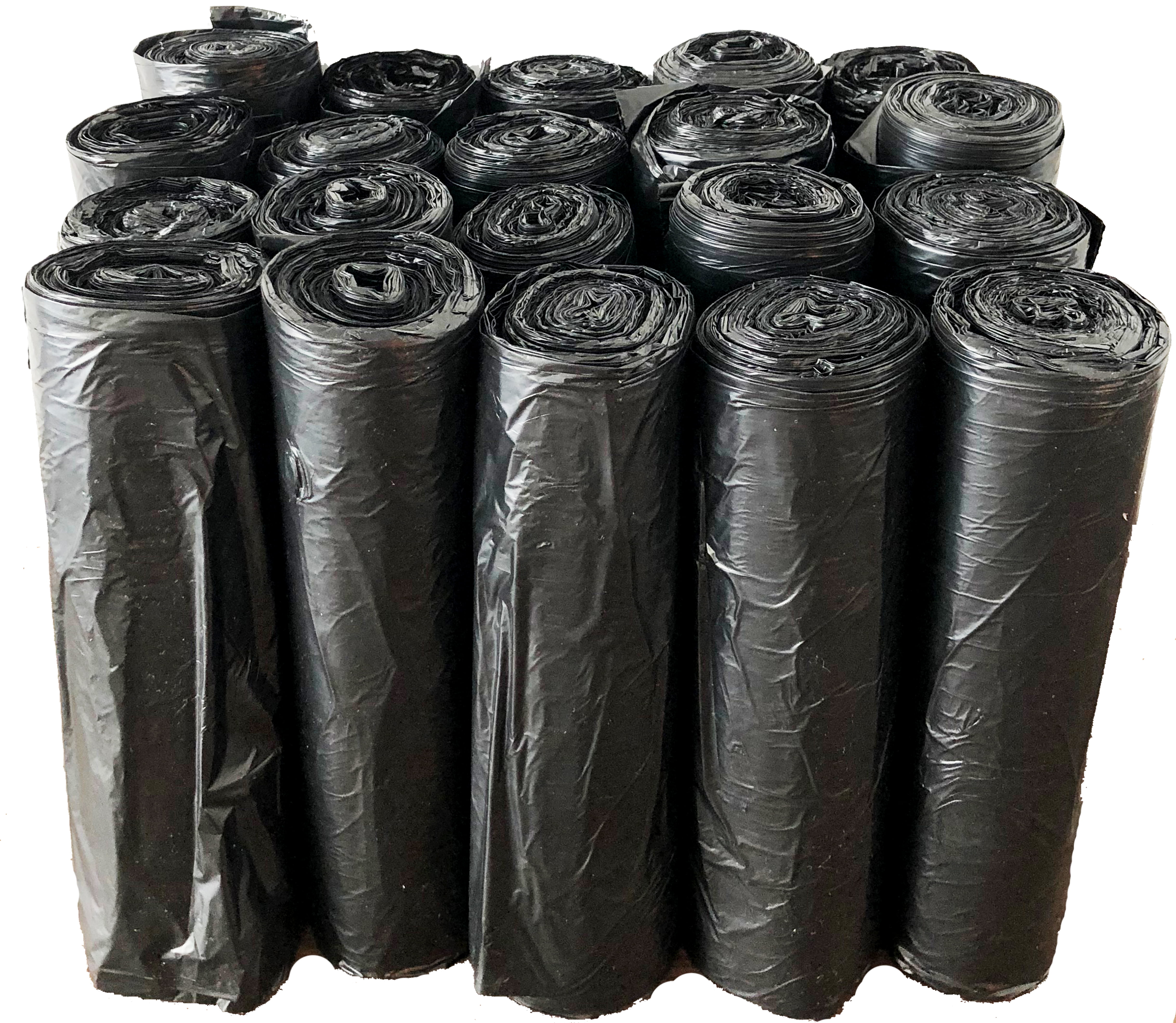 AYOTEE 23 Gallon Trash Bags with Zip Ties, 20-25 Gallon Trash Bags (50  Count Bulk) Large Black Trash Bags 20 Gallon Trash Bags, Extra Large  Garbage