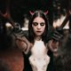 thumbnail image 4 of 2 diademas de cuerno de demonio para disfraz de Halloween, accesorios de cosplay para mujer, 4 of 6
