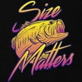 thumbnail image 2 of CafePress - Size Matters Maternity Dark T Shirt - Maternity Dark T-Shirt, 2 of 3