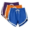 thumbnail image 2 of RYDCOT 3 Pack: Women's Pajama Shorts Sleep Lounge Sweatshorts Comfy Sleepwear Bottoms (Available In Plus Size) Blue, 2 of 6