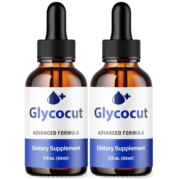 Glycocut Advanced Formula Drops Natural Support Supplement 60 Servings